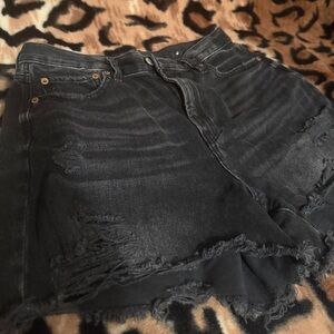 American Eagle Outfitters Charcoal Denim Shorts